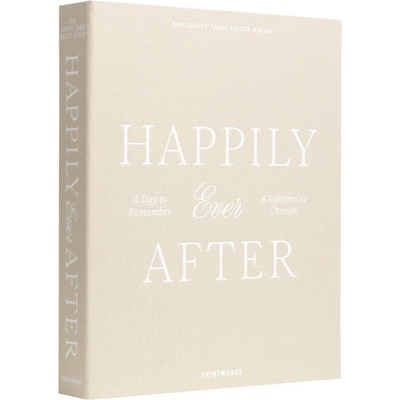 Fotoalbum HAPPILY EVER AFTER, béžová, Printworks