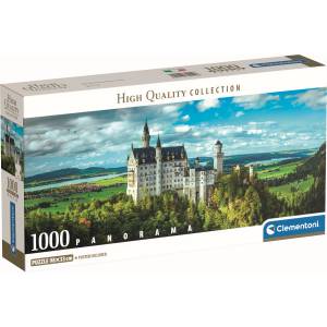 Clementoni Панорамен пъзел Clementoni от 1000 части - Замъкът Нойшванщайн (39940)