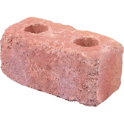 Diton Blok zdicí History 390×190×190 mm základní kámen červený (48)