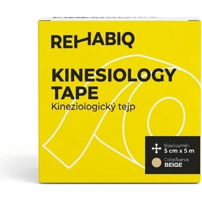 Rehabiq Kinesiology Tape béžová 5 cm × 5 m