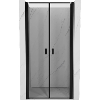 Mexen Mist врата за душ бутала 95 см, черна рамка, черни - 8A7-095-000-70-70 (8A7-095-000-70-70)