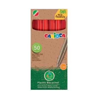 CARIOCA - Еко химикалка - Червена - 50 бр (4311003/50)