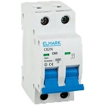 ELMARK АВТОМАТИЧЕН ПРЕДПАЗИТЕЛ c62n 63a 2p 6ka КРИВА c (41263n)
