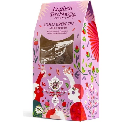 Organic Cold Brew Tea Super Berries 7 čajových sáčků