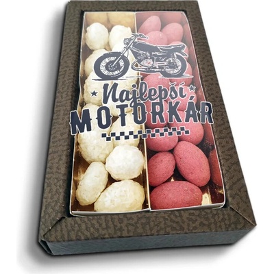 Sablio Mandle v čokoláde Najlepší motorkár 2 x 80 g