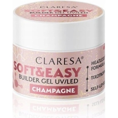 Claresa Soft Easy shimmery stavební gel na nehty 90g