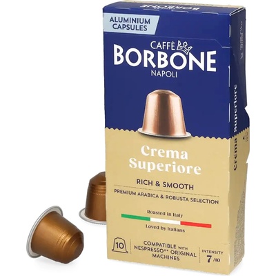 Caffè Borbone Crema Superiore 10 capsule compatibil cu Nespresso