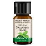 Nature's Answer Spearmint Essential Oil, Мента, етерично масло, ОРГАНИЧНО, 15 ml