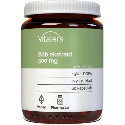 Vitaler's Extrakt z bôbov L-DOPA 500 mg 60 kapsúl