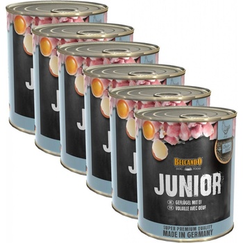 Belcando Junior Hydina s vajcom 6 x 800 g