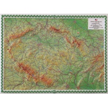 Kartografie HP ČR plastická mapa 27x20 cm