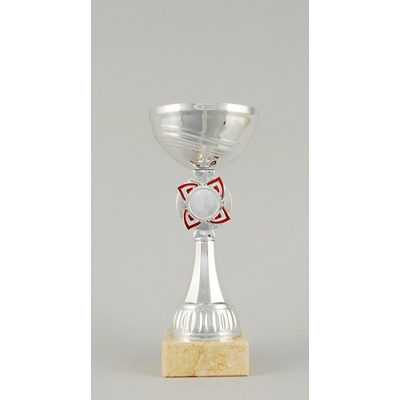 Stříbrný sportovní pohár 21 cm 26 cm 23 cm