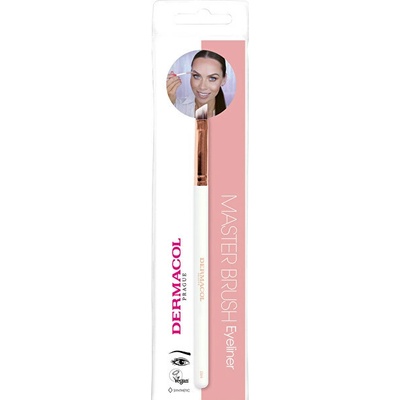 Dermacol Accessories Master Brush by Petra Lovely Hair štetec na očné linky D84 Rose Gold