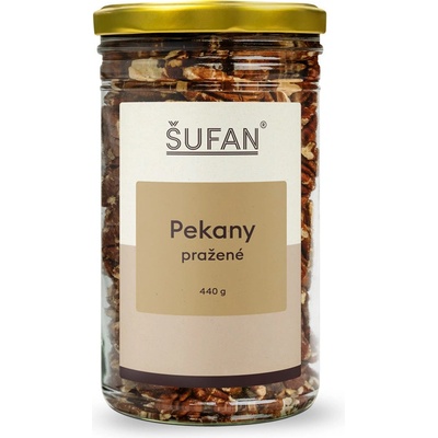 Šufan Pekanové orechy pražené v skle 450 g