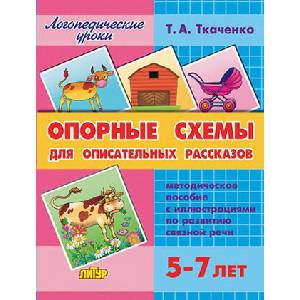 Опорные схемы для описательных рассказов. 5-7 лет. Метод. пос. | Татьяна Ткаченко (2019)
