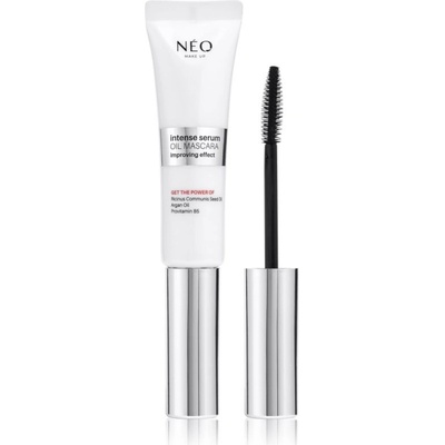 NEO MAKE UP Intense Serum Oil Mascara vyživující řasenka Black 9 ml