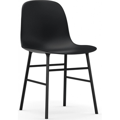 Normann Copenhagen Form Chair čierna / čierna oceľ