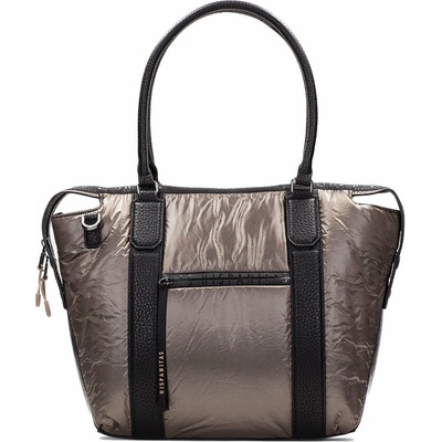 Hispanitas velká nylonová shopper kabelka topo black BI254152