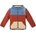 finkid Детско синтетично яке Finkid Kid's Tonttu Air Synthetic jacket - Deep Water / Denim - размер 80/90 (703-6724-0111)