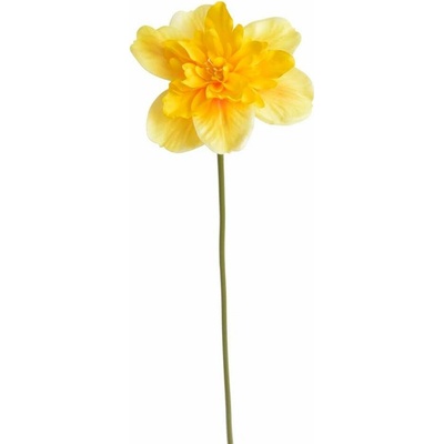 Umělý plnokvětý žlutý narcis