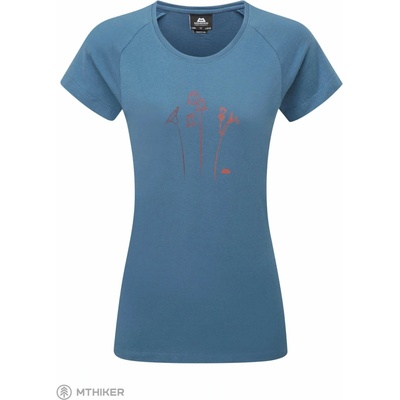 Mountain Equipment Mountain Flower dámske tričko stellar blue