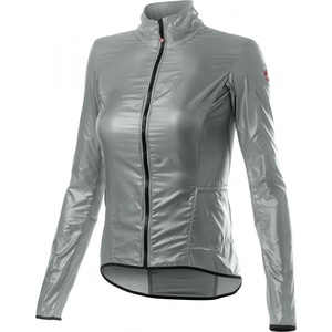 Castelli Дамско ветрозащитно яке за колоездене Castelli Women's Aria Shell Jacket Cycling jacket - Silver Grey - размер XS (151-0318-0211)
