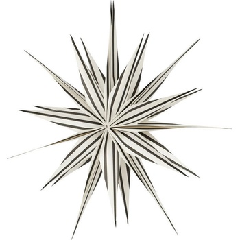 OYOY Toppu Коледна декорация, 40 см, черно-бяла (L300837)