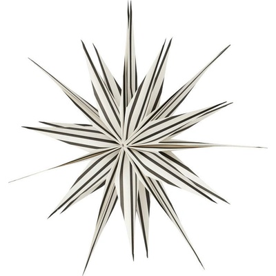 OYOY Toppu Коледна декорация, 40 см, черно-бяла (L300837)