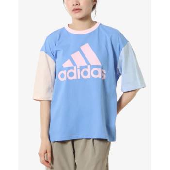 Adidas Sportswear Essentials Big Logo Loose Fit Tee Blue