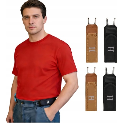 Pásek elastický BUCKLI bez přezky černý