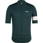 Rapha Мъжка фланелка с къс ръкав за колоездене Rapha Core Lightweight Jersey Cycling jersey - Forest Green / White (056-3757-0514)