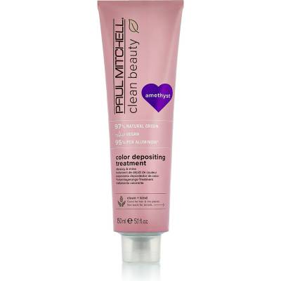Paul Mitchell Clean Beauty Color Protect Color Depositing Treatment Маска за коса за жени 150 ml цвят Amethyst