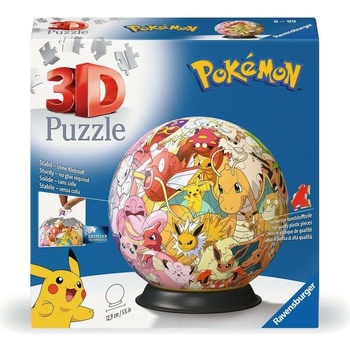 Ravensburger 3D Пъзел Ravensburger от 72 части - Героите на Pokemon (7011595)