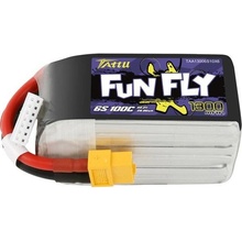 Tattu Baterie Funfly 100C 6S1P XT60 22.2 V 1300 mAh