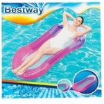 Bestway Надуваем дюшек Bestway, С възглавница, 160 х 84 см, Максимално натоварване 90 кг, Лилав, B0BXKW8NLH
