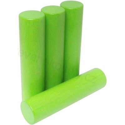 DrKO Dřevěný válec 16 cm 1ks zelená světlá