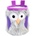 Crafty Climbing Торбичка за магнезий Crafty climbing Owl Chalk Bag - Lavender - размер One Size (335-0455-0311)