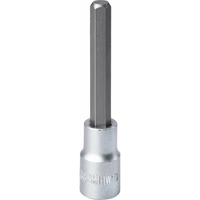 Hlavica zástrčná predĺžená HEX, HX10, 1/2”, 100mm, FORTUM