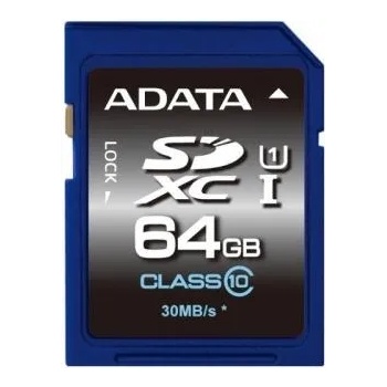 ADATA Premier SDXC 64GB C1/UHS-I/U1 ASDX64GUICL10-R