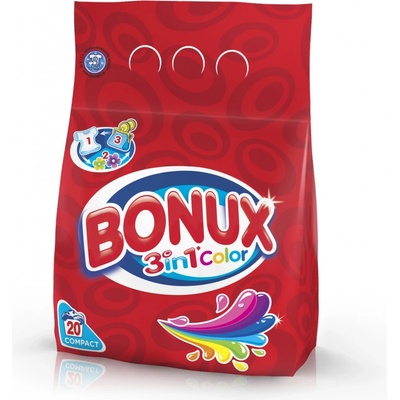 Bonux Color 3in1 prací prášek na barevné prádlo 20 PD 1,4 kg