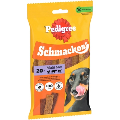 Pedigree Schmackos - 3 x 144 g, 3 druhy 3 x 20 kusov