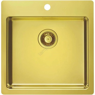 Alveus 1106867 - Кухненска мивка PURE 52, 5x51, 5 см кралско златист (AV0044)