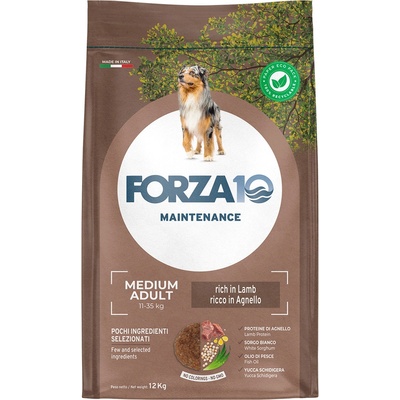 FORZA10 2х12кг Medium Maintenance Forza 10, суха храна за кучета, с агнешко и ориз