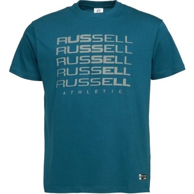 Russell Athletic t-shirt pánské tričko tyrkysová