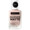 Revolution Relove Super Matte 2 in 1 Foundation & Concealer make-up F4 24 ml