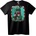 NOONEBRAND Тениска с Арт Кактус в Бохо Стил - XL, Black