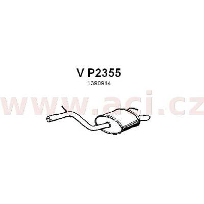 Zadní díl výfuku FENNO/IMASAF ACI V P2355