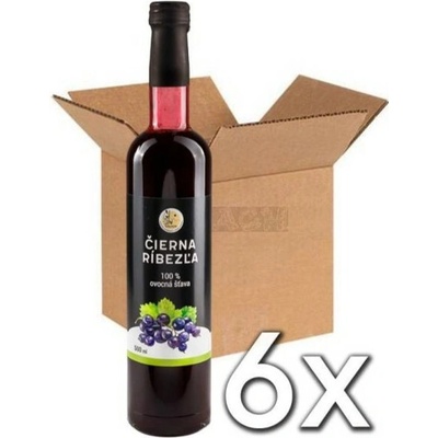Valach Ovocná šťava čierna ríbezľa 100% 6 x 0,5 l