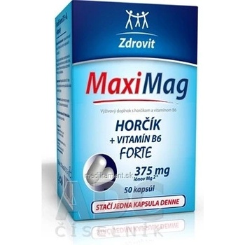 MaxiMag Hořčík 375 mg+B6 50 toboliek