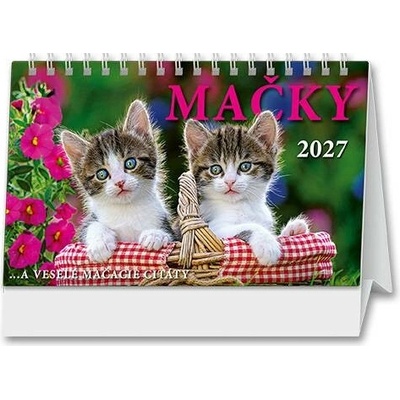 Stolový Mačky 2027